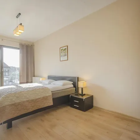 公寓式酒店 Modern Dom & House In With Pool And Gym 格但斯克