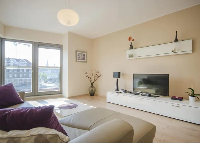 Modern In With Pool And Gym By Renters 公寓式酒店 格但斯克